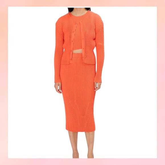 House of Harlow 1960 Other - 3 Pc Bundle House Of Harlow 1960 Orange Ribbed Set
